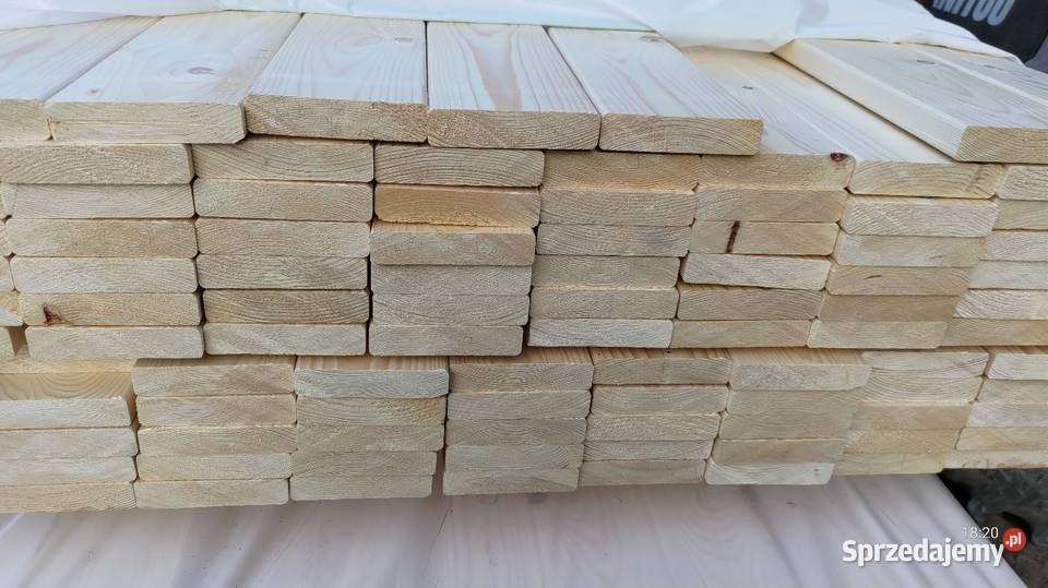 Deska strugana gładka 28x145x48005100 Gdańsk