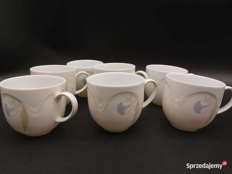 Porcelanowa filiżanka Kaiser model Domino wzór wielkopolskie Raszków