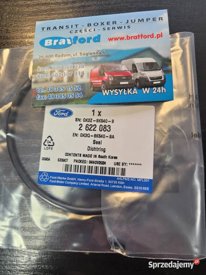 USZCZELKA POMPY WODY FORD 2622083 GK2Q8K540BA Części samochodowe mazowieckie Radom