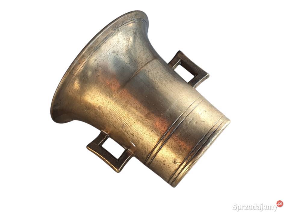 Stary mosiężny moździerz kuchenny sygnowany lata Pozostałe Cieszyn