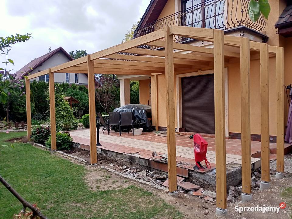 Zadaszenia tarasu taras drewniany konstrukcje Lubin