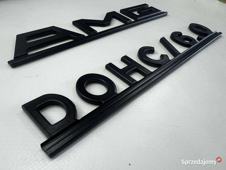 Zestaw emblematow AMG DoHC 60 Mewrcedes W126 Chełm