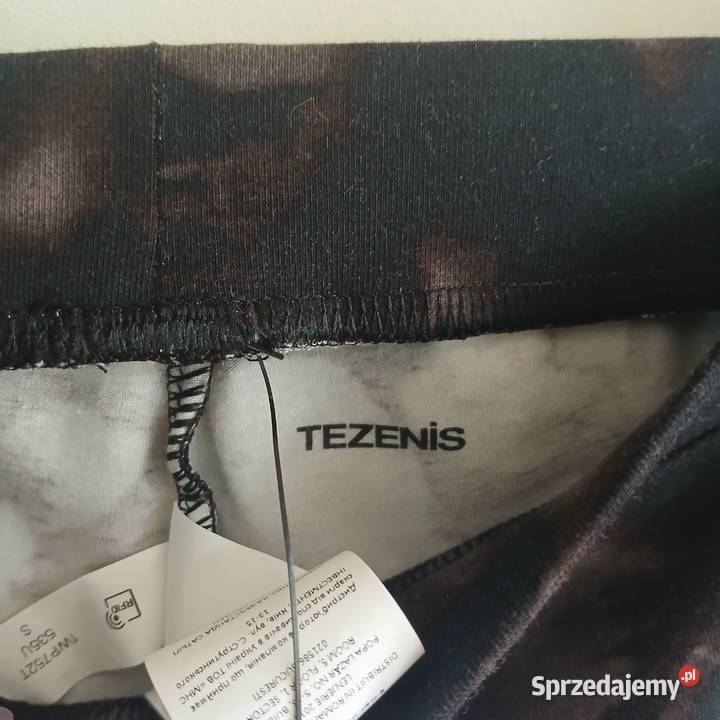 Legginsy tezenis S36 bawełna nowe czarny Częstochowa