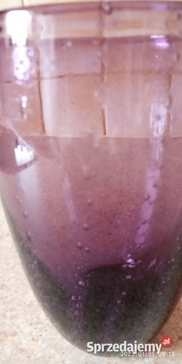 vintage ametystowy wazon Nowy Targ