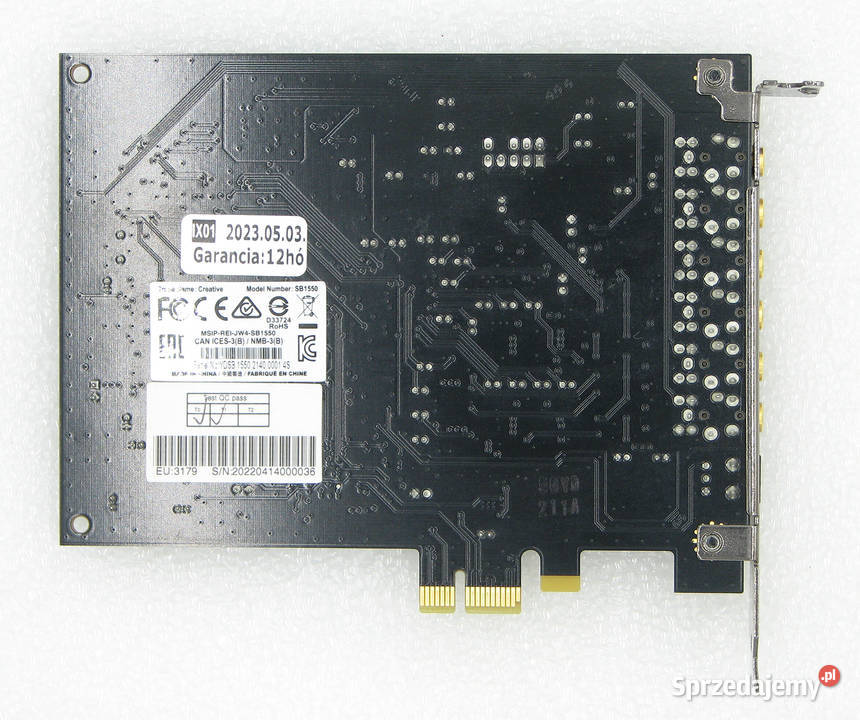 Creative Labs Sound Blaster Audigy RX SB1550 71 Karty dźwiękowe
