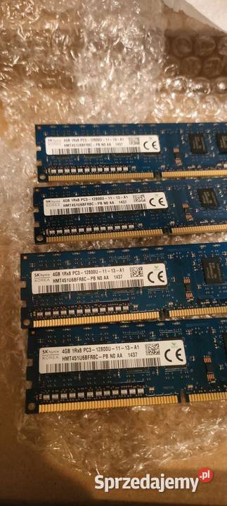 Pamięć RAM DDR3 HYNIX 4 GB 12800U MHz 11 Katowice