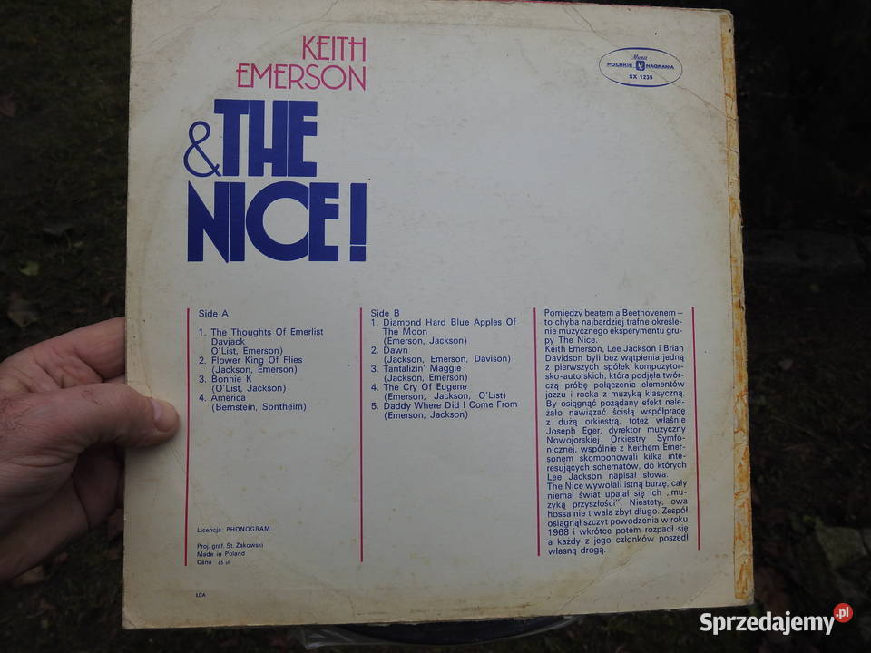 Keith Emerson The Nice Rare Bird Atomic Rooster Warszawa