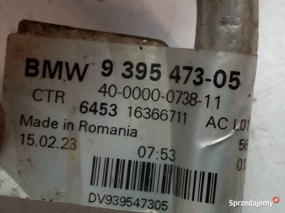 PRZEWÓD KLIMATYZACJI 9395473 Bmw Seria 3 VII świętokrzyskie