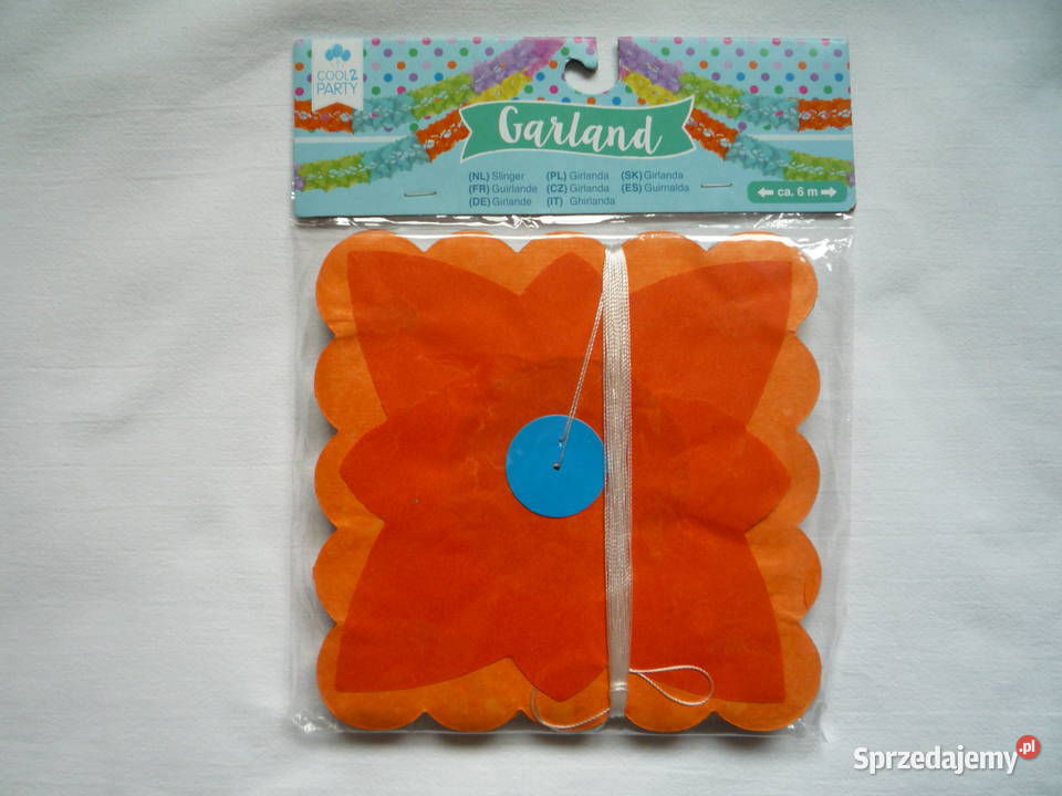 Nowa Girlanda Papierowa Kolorowa 6m zachodniopomorskie Szczecin