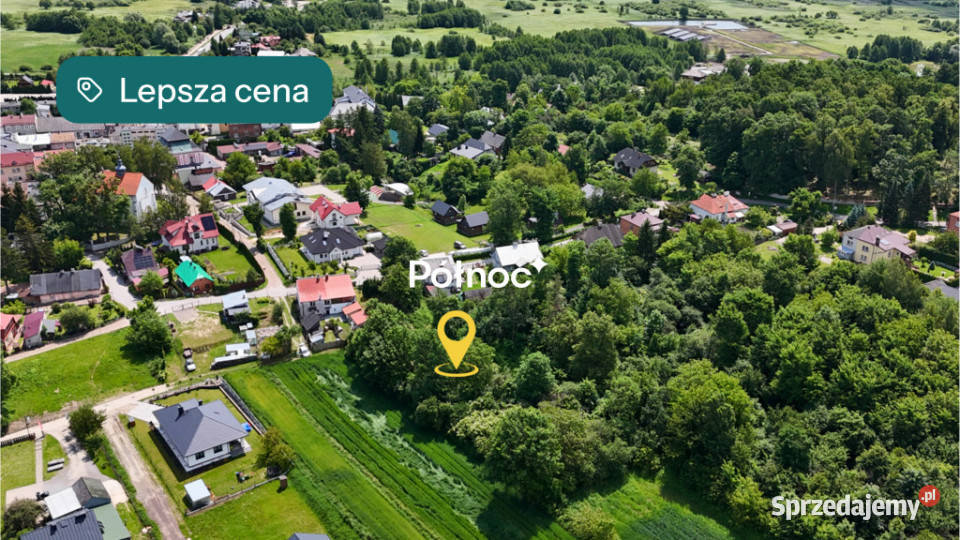 Szczebrzeszyn działka z zabudową i mediami