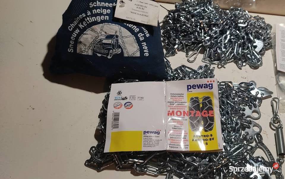 Łańcuchy antypoślizgowe do wózków Wilczyn