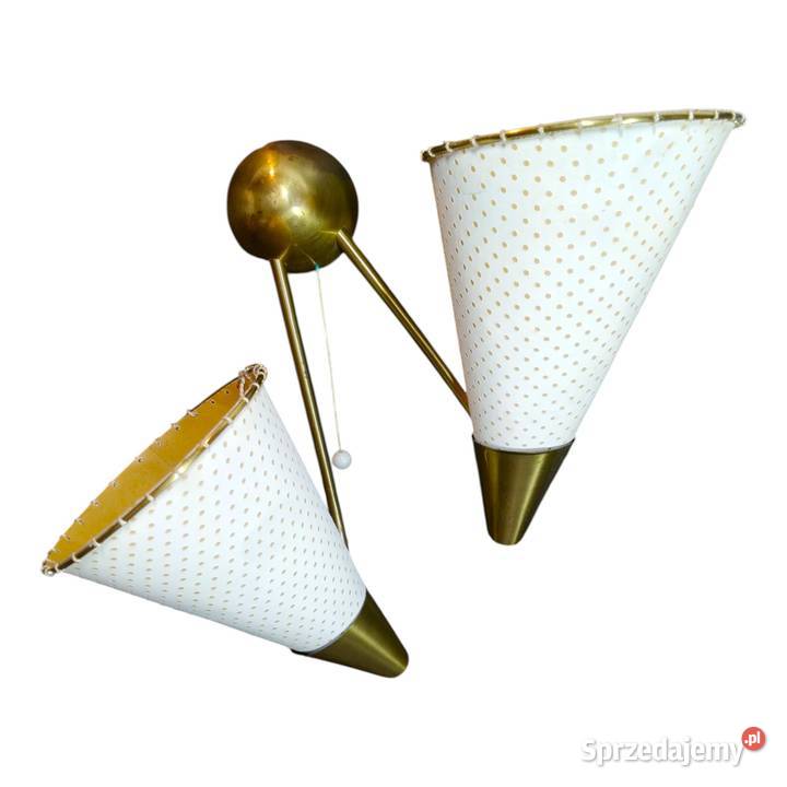 Kinkiet midcentury modern Włochy lata 40 XX Kinkiety Kalisz sprzedam