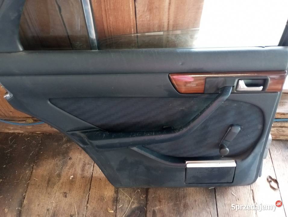 Mercedes W126 tapicerka fotele niebieska Kielce
