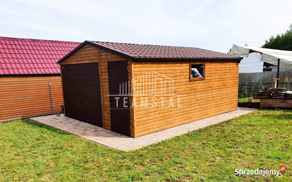 GARAŻ BLASZANY 45m x 6m poziom blachodachówka podlaskie Białystok sprzedam