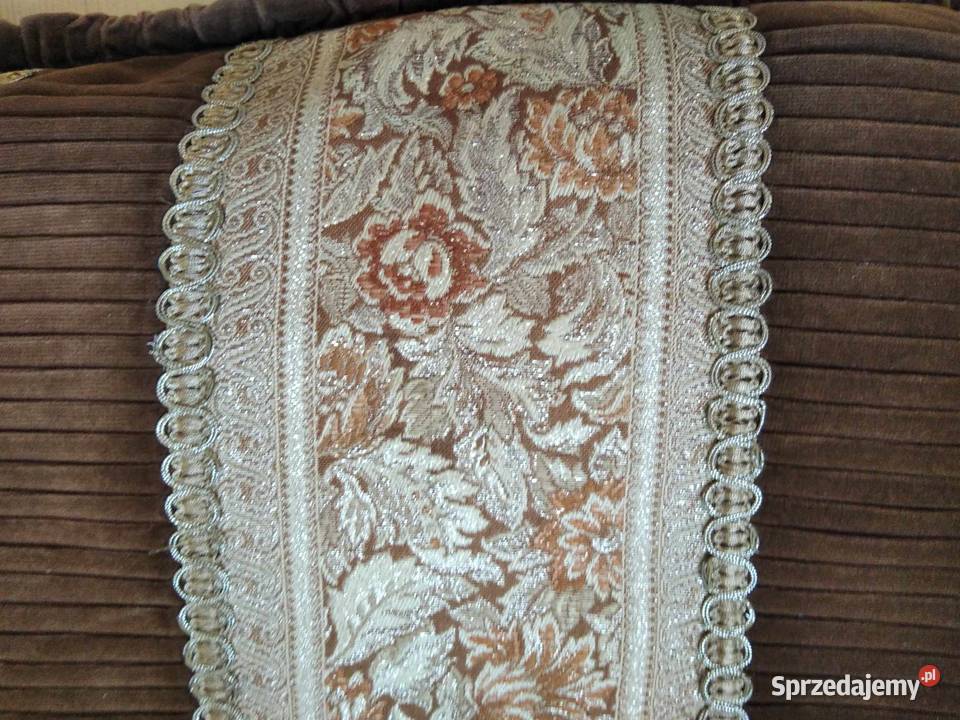 Duża poduszka poszewka elegancka ozdobna haft Gdańsk