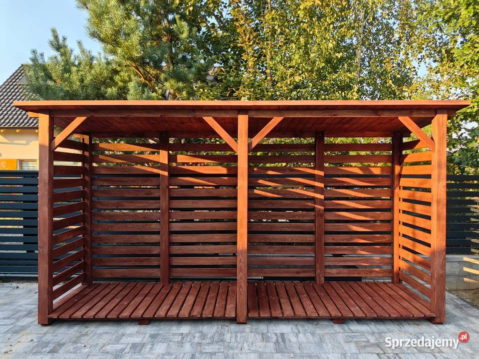 Drewutnia 2 x 11m drewutnia 2 x 11m z dachem śląskie