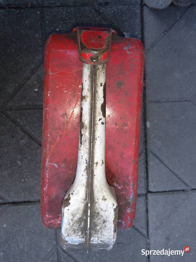 Kanister stary 10l z lejkiem z prl Bielsko-Biała