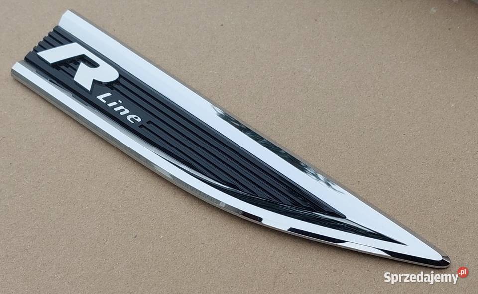 EMBLEMAT LOGO ZNACZEK VW TCROSS R LINE Części samochodowe Mielęcin sprzedam
