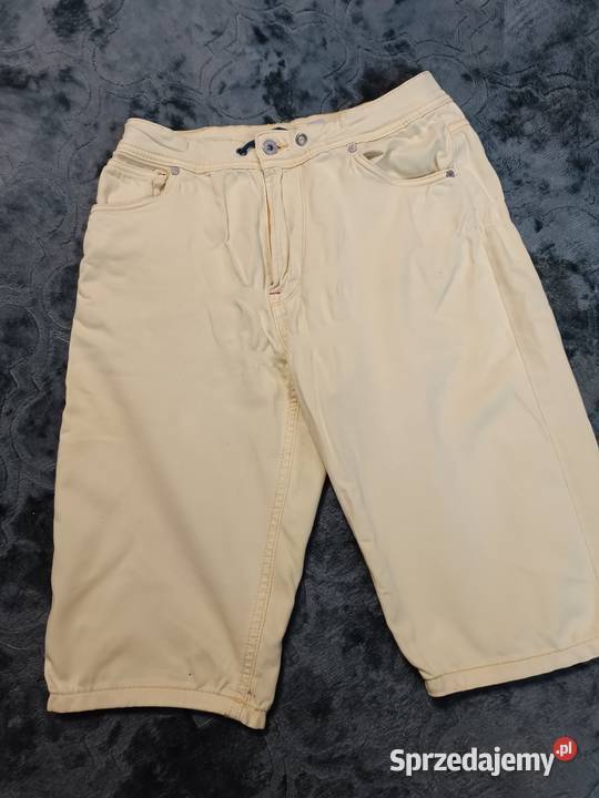 Pepe Jeans gymdigo żółte szorty jeansowe rozmiar