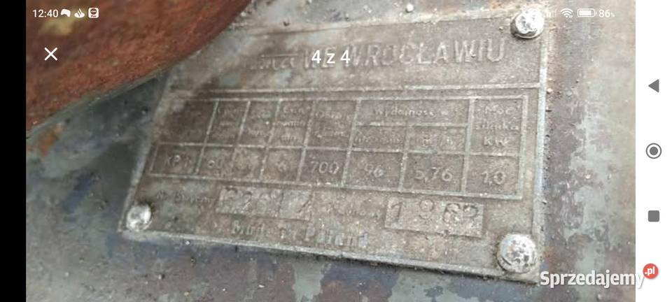Sprężarka kompresor KP1 1963 sprawny Trzciana