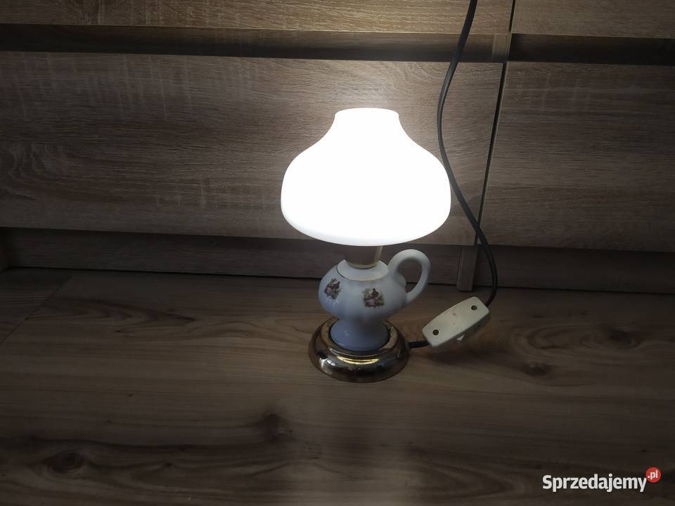 Lampka nocna stołowa ceramiczna Polam Poznań Lampy stołowe i nocne mazowieckie Pruszków