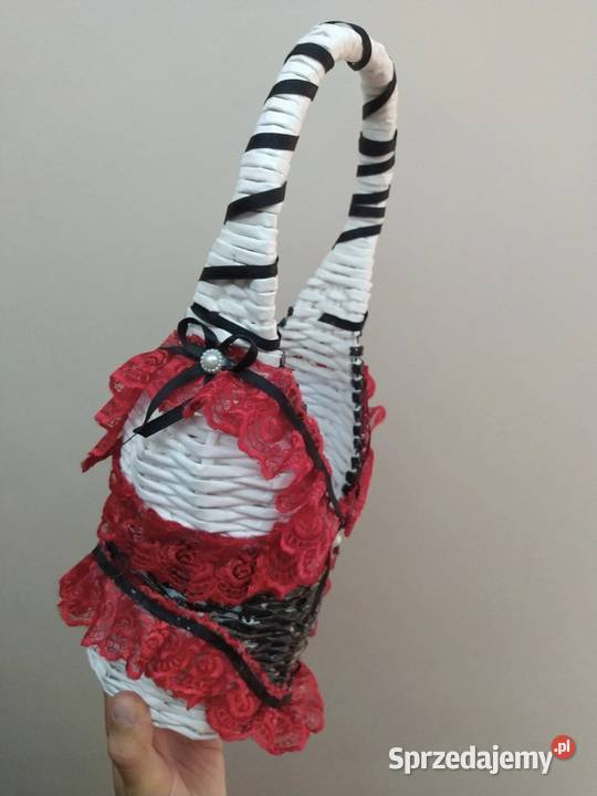 Kosz koszyk koszyczek rękodzieło hand made Rękodzieło