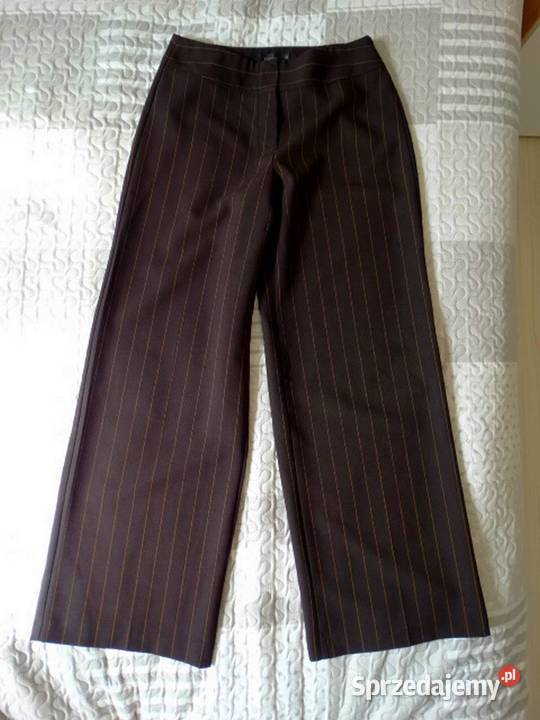 Spodnie Wide Leg Szerokie Nogawki Modny Łomża