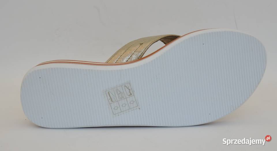 Damskie złote japonki rozmiar 37 Żyrardów