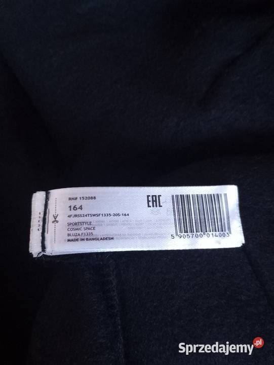 Nowa bluza z kapturem 164 Just Cosmic czarna z Bluzy mazowieckie Ostrołęka