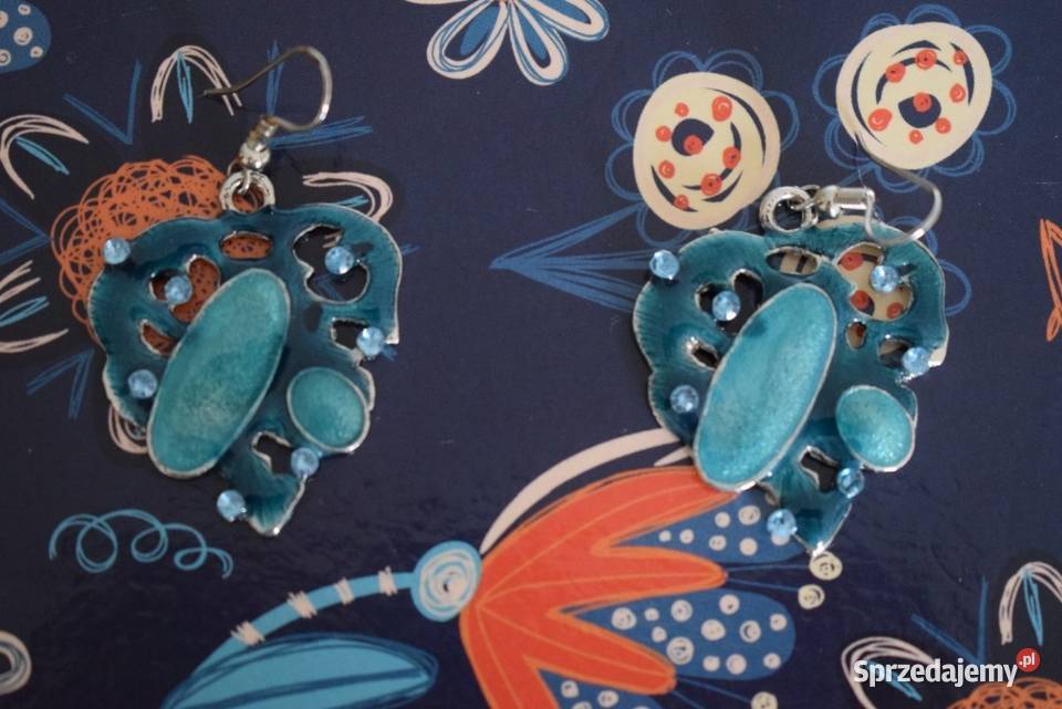 Kolczyki nowe plus wisiorek Mandala drzewo życia