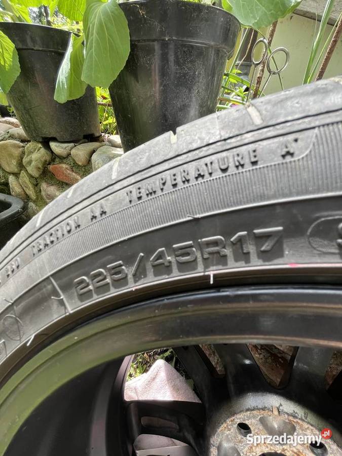Koła letnie 17 czarne volkswagen seat Tarnów