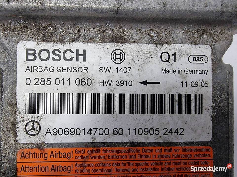 MODUŁ MERCEDES SPRINTER 313 0285011060 kujawsko-pomorskie