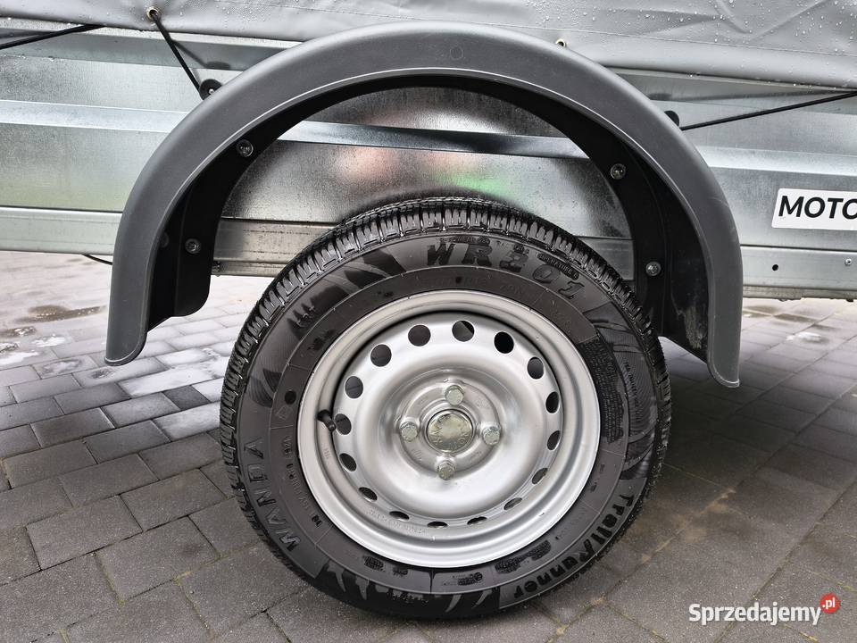 Przyczepa lekka Neptun N7 plus stelaż i plandeka Grabie