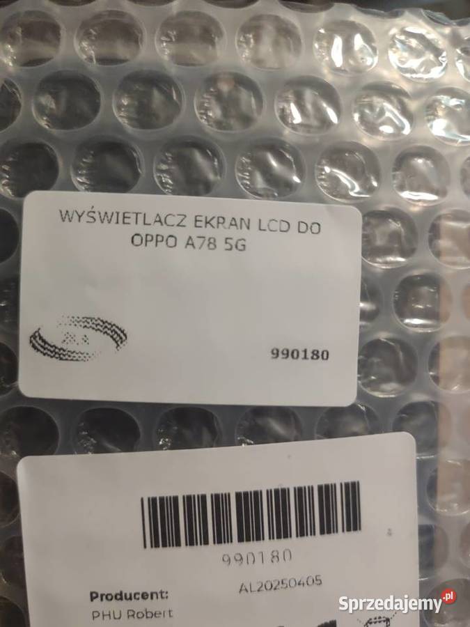 wyświetlacz ekran LCD reno oppo A78 5G Kowala sprzedam