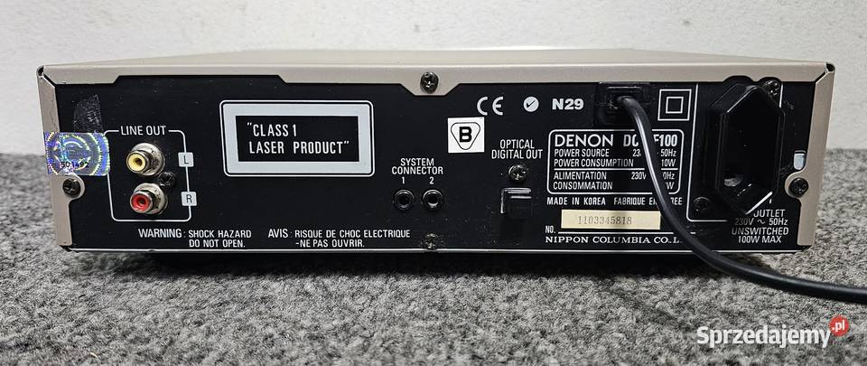 Denon DCDF100 Sprawny zadbany wysyłka wysyłka Kraków