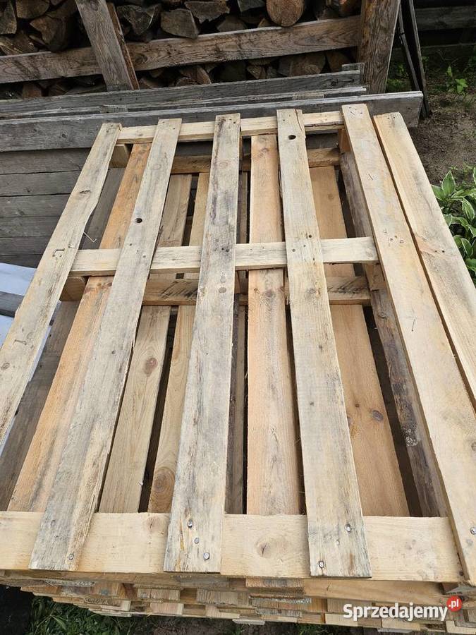 Palety 120x80 wysyłkowe jasne Magazynowanie Białe Błota