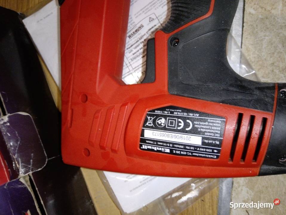 Zszywacz tapicerski elektryczny Einhell Nowy Mińsk Mazowiecki