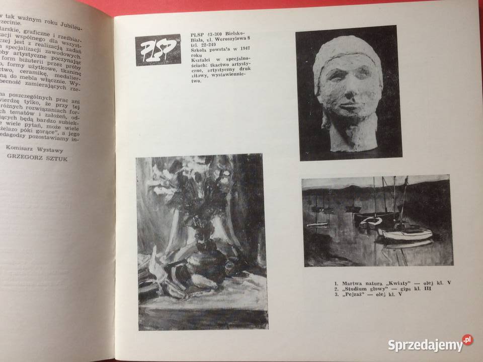 881 Wystawa Prac Uczniów Liceów Plastycznych Antykwariat zachodniopomorskie Szczecin