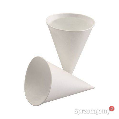 Kubki stożkowe rożki papierowe duze 236 ml 8Oz małopolskie Nowy Targ sprzedam