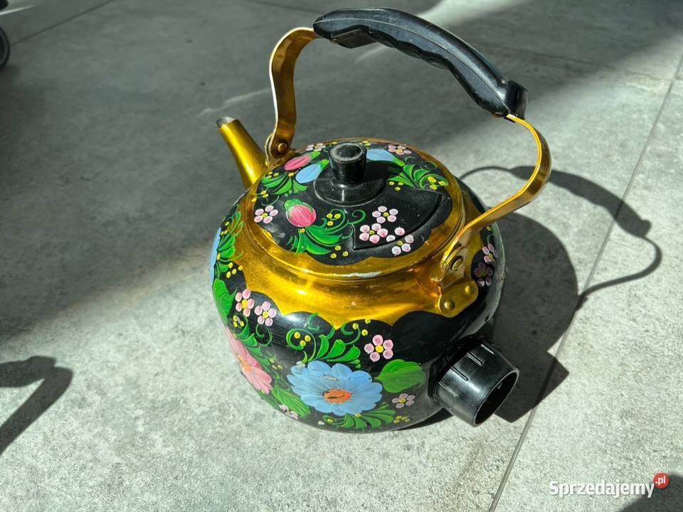 Czajnik elektryczny ręcznie malowany ZSRR łódzkie Sosnowiec sprzedam