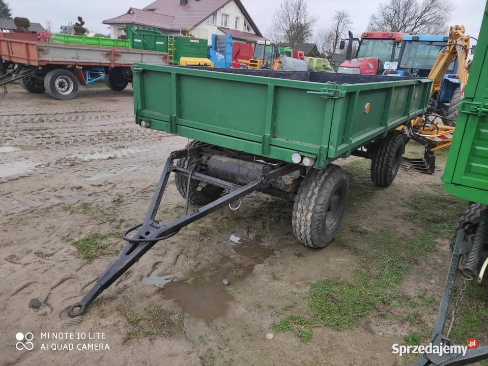 Przyczepa wywrotka na dwie strony odnowie mazowieckie