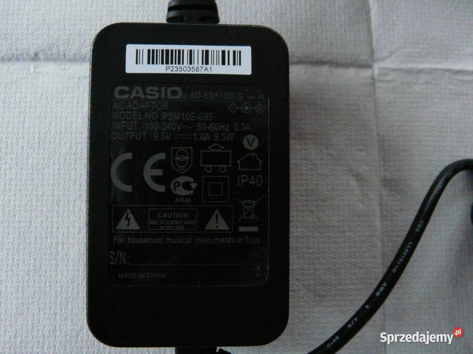 Zasilacz CASIO AD E95100GL Wieruszów