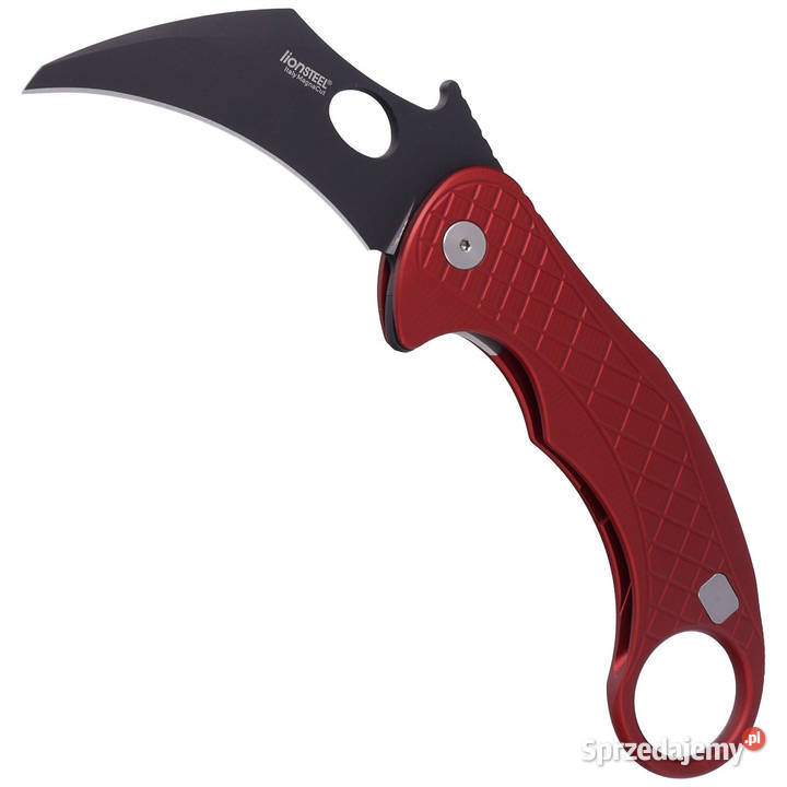 Nóż składany LionSteel LEOne Karambit Red Akcesoria, narzędzia i noże Warszawa