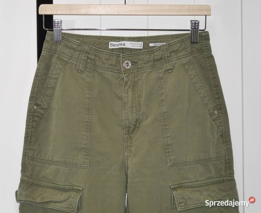 Bershka Cargo świetne spodnie bojówki 36 S dolnośląskie Wrocław