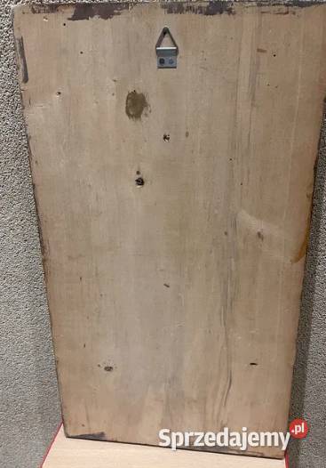 Ikona pisana na desce PRL unikat Łódź