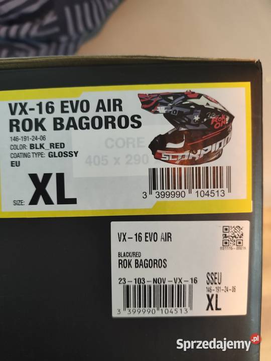 Scorpion vx16 Evo air bagoros Racibórz