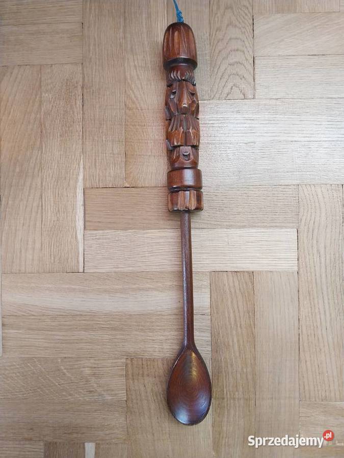 Łyżka dekoracyjna z drewna Wałbrzych sprzedam