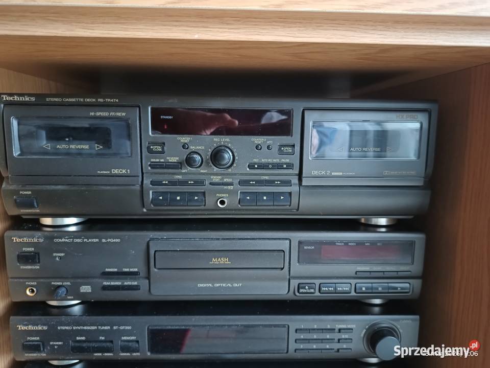 Magnetofon 2 kasetowy Technics RS TR 474 Magnetofony