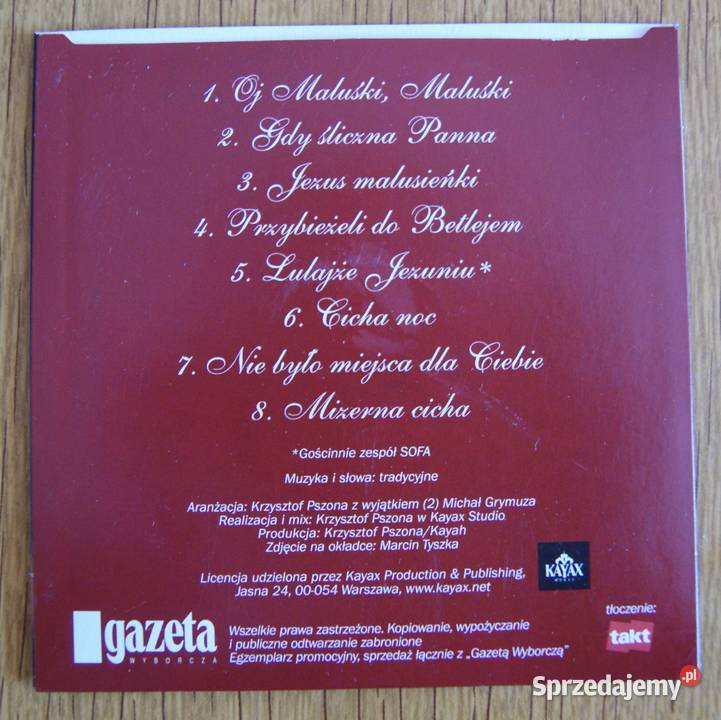 Kayah Kolędy CD Parczew sprzedam