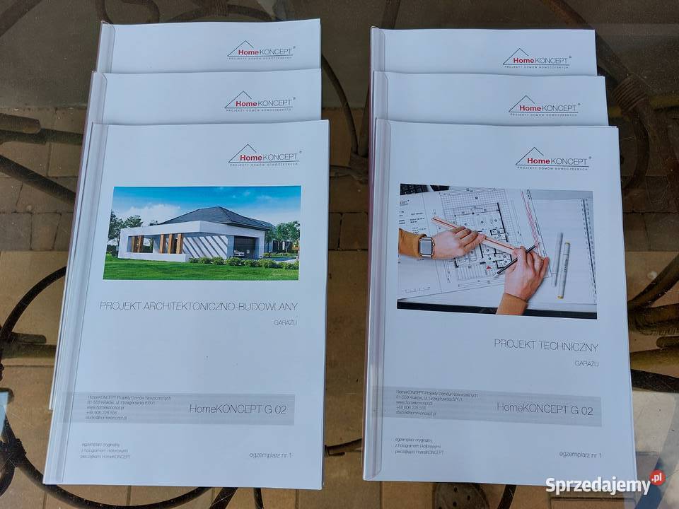 Projekt garażu dwustanowiskowego Poddębice